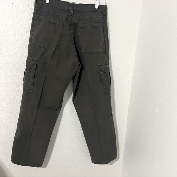 Wrangler Authentic Rip-Stop Men's Relaxed Fit 32x32 CARGO Pants 70L3WML Charcoal - Picture 5 of 7